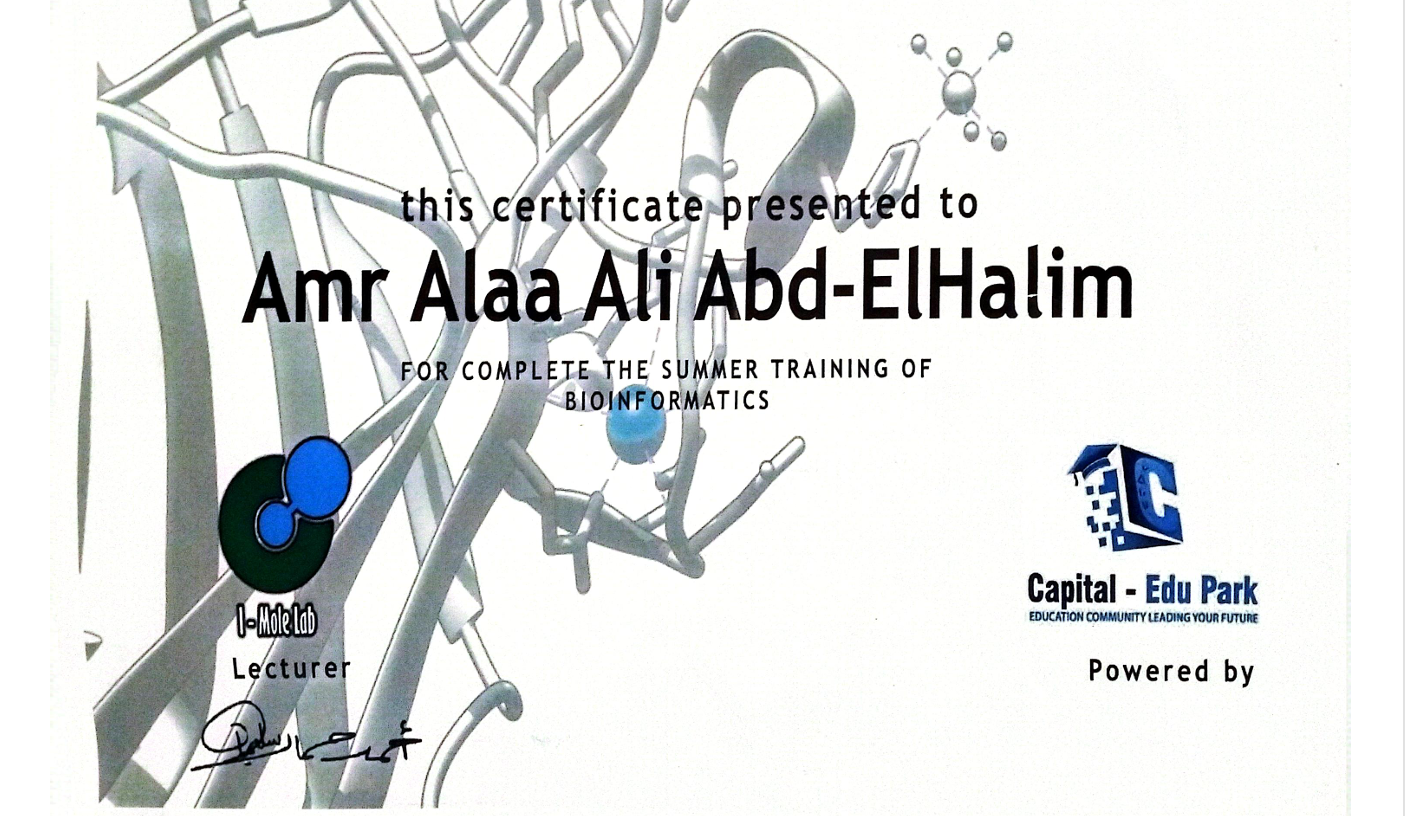 Bioinformatics Training Certification